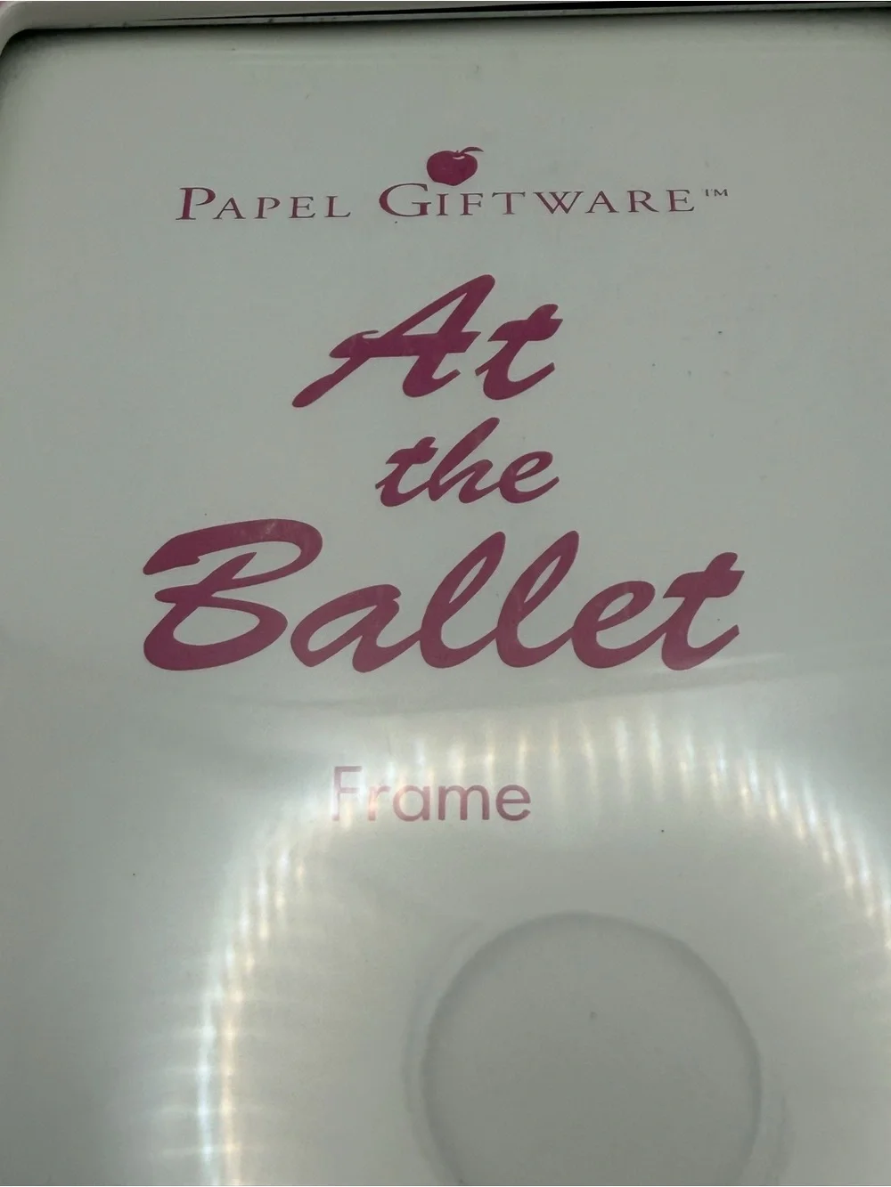 Papel Giftware At The Ballet Pink Ceramic 5x7 Picture Frame Ballerina Flowers